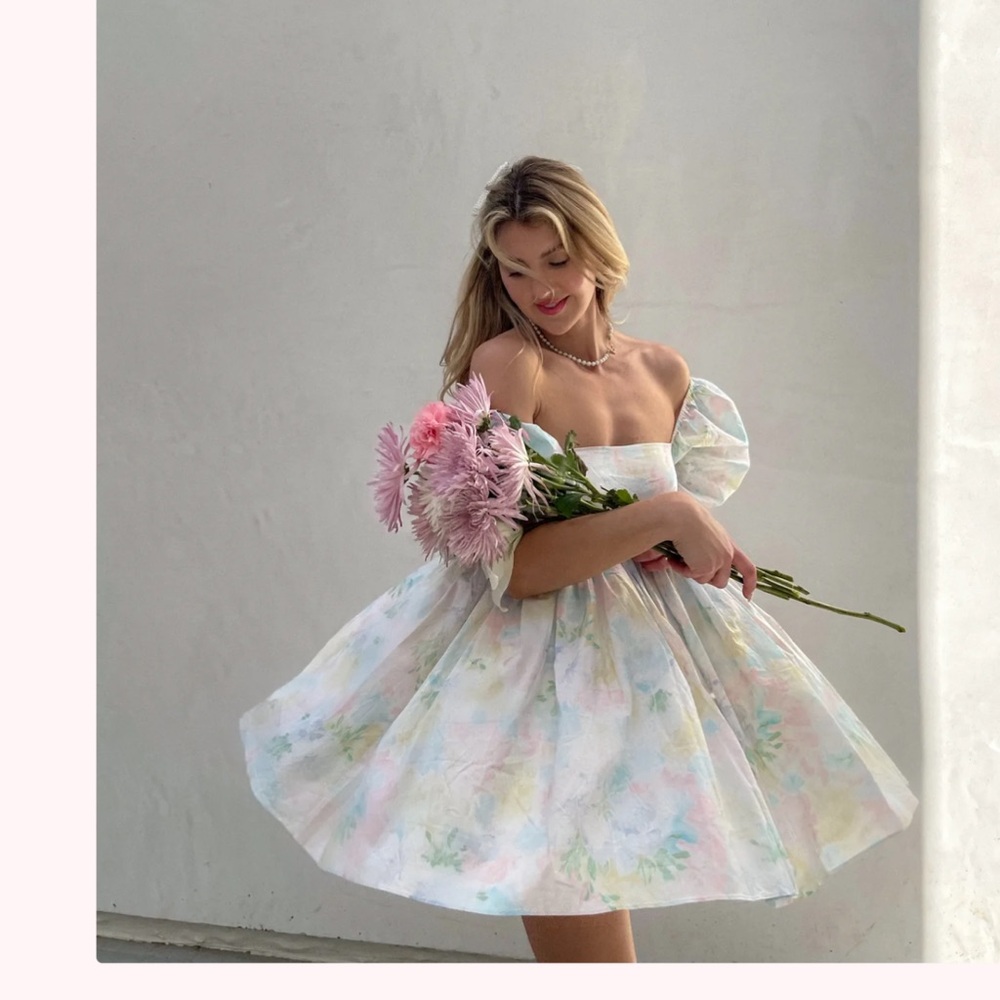 Selkie Pastel Floral Dress